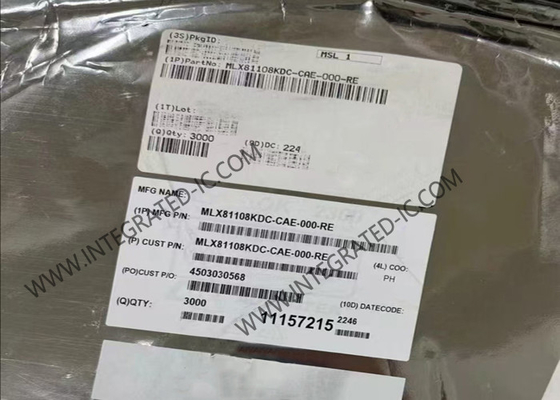 MLX81108KDC-CAE-000-RE چیپ مدار یکپارچه یک کانال LIN RGB کنترل کننده نور محیط