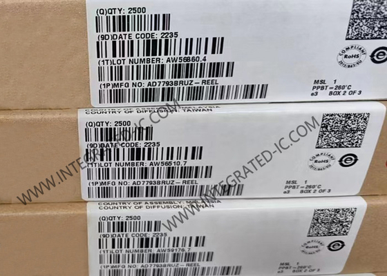 چیپ مدار یکپارچه AD7793BRUZ 3 کانال کم سر و صدا 24 بیتی سیگما دلتا ADC