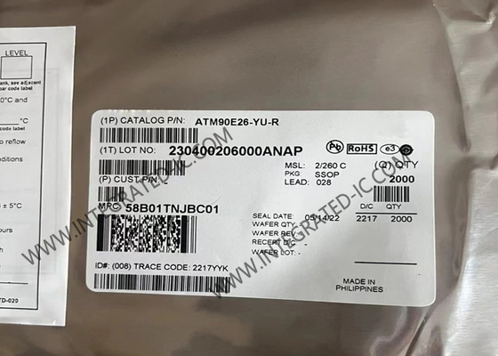 ATM90E26-YU مدار یکپارچه چیپ اندازه گیری انرژی IC SSOP-28 Single Phase Meter IC