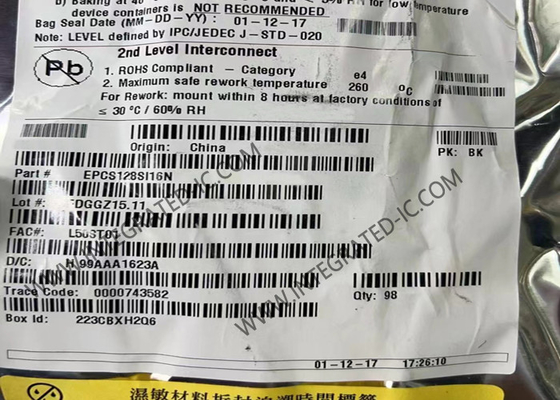 EPCS128SI16N حافظه IC تراشه 128Mb 40MHz پیکربندی سریال حافظه فلش SOIC-16