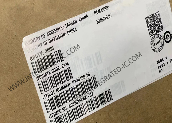 تراشه مدار یکپارچه AD8233ACBZ مانیتور ضربان قلب WLCSP-20 آنالوگ Front End