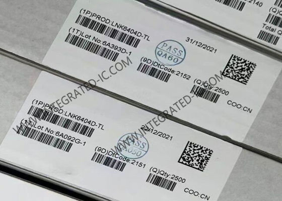 LNK6404D تراشه مدار یکپارچه انرژی کارآمد دقیق تنظیم اصلی طرف CV / CC سوئیچ