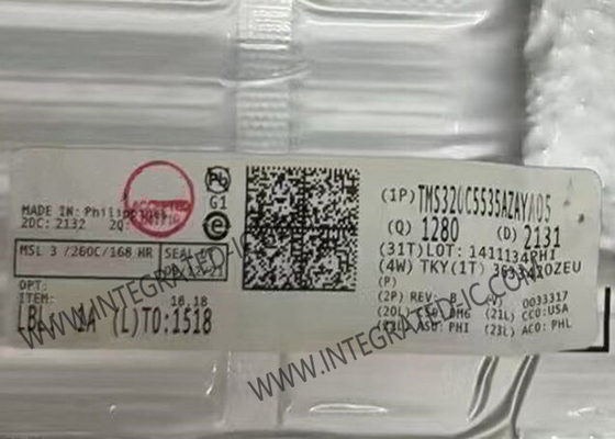 تراشه مدار یکپارچه TMS320C5535AZAYA05 پردازنده های سیگنال دیجیتال نقطه ثابت BGA144
