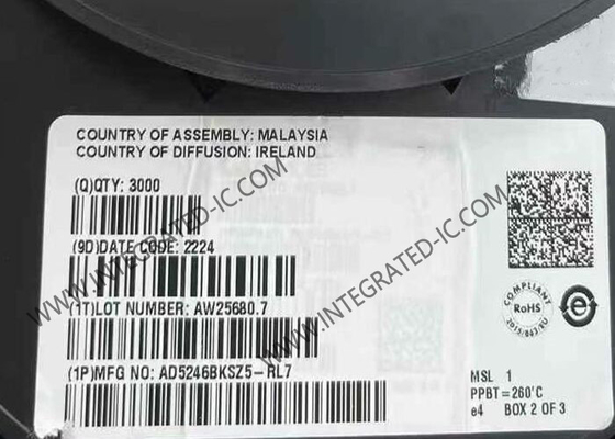 AD5246BKSZ5 چیپ مدار یکپارچه پتانسیومترهای دیجیتال SC70-6 128Position DigiPOT