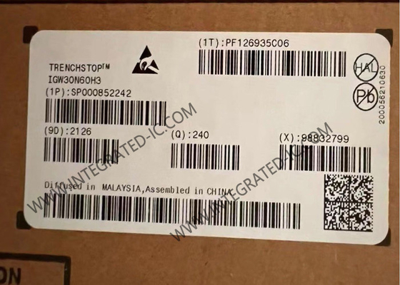 IGW30N60H3 چیپ مدار یکپارچه 600V 30A ترانزیستورهای تک IGBT TO-247