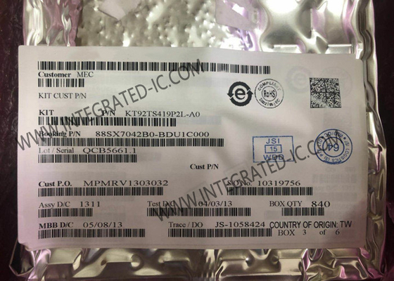 88SX7042B0-BDU1C000 حافظه IC تراشه Pcie تا 4 پورت کنترل کننده ذخیره سازی سریال ATA Ii