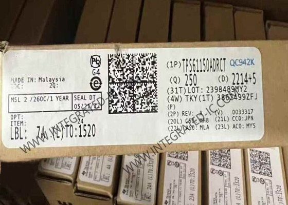 TPS61150ADRCT تراشه مدار یکپارچه دو خروجی تقویت راننده WLED با استفاده از یک محرک