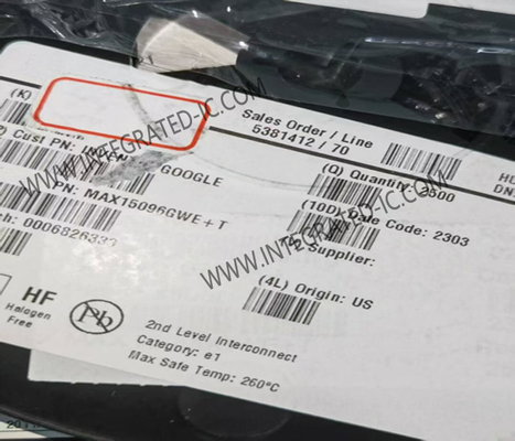 MAX15096GWE چیپ مدار یکپارچه 6A Hot-Swap یکپارچه / قطعات مدار الکترونیکی
