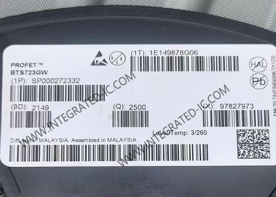 BTS723GW چیپ مدار یکپارچه 7V تا 58V سوئیچ قدرت هوشمند بالا SOIC-14