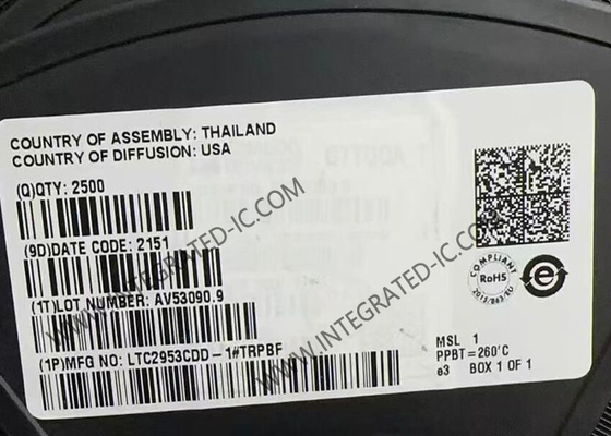 LTC2953CDD-1 چیپ مدار یکپارچه دکمه فشار کنترلر روشن / خاموش با نظارت ولتاژ