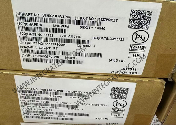 حافظه IC Chip W25Q16JWZPIQ Non Volatile Serial Flash NOR حافظه WDFN8