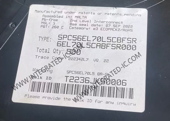 میکروکنترلر MCU Chip SPC56EL70L5CBFSR 32 بیتی Power Architecture میکروکنترلر