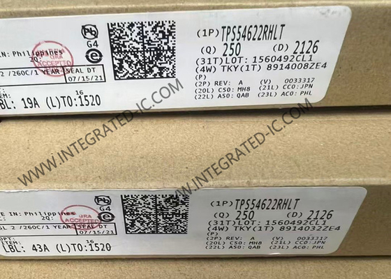 TPS54622RHLT تراشه مدار یکپارچه 6A مترجم SWIFT TM همگام مرحله پایین VQFN-14
