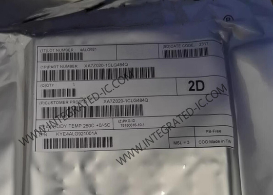 تراشه مدار یکپارچه XA7Z020-1CLG484Q LFBGA484 رشته برنامه نویسی دروازه آرایه