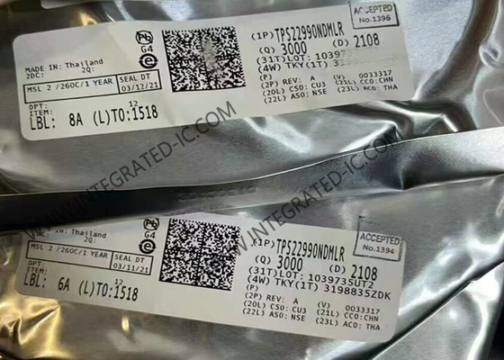 تراشه مدار یکپارچه TPS22990NDMLR 5.5V 10A 3.9 mΩ روی مقاومت بار سوئیچ IC