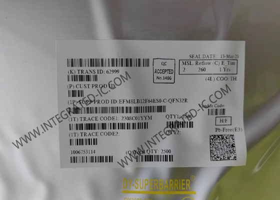 EFM8LB12F64ES0-C-QFN32R میکروکنترلر MCU 72 MHz میکروکنترلرهای 8 بیتی بسته QFN-32