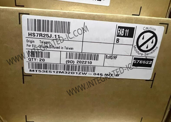 MT53E512M32D1ZW-046 WT:B حافظه IC تراشه 16 گیگابیت حافظه تصادفی