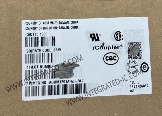 ADUM1201ARZ تراشه مدار یکپارچه 25 Mb/s دو کانال جداکننده دیجیتال SOIC-8