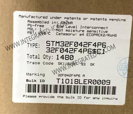 STM32F042F4P6 میکروکنترلر MCU Mainstream Arm Cortex-M0 USB Line MCU TSSOP-20