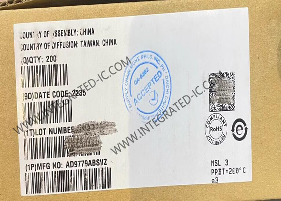 AD9779ABSVZ تراشه مدار یکپارچه 16 بیتی دیجیتال به آنالوگ تبدیل کننده TQFP-100
