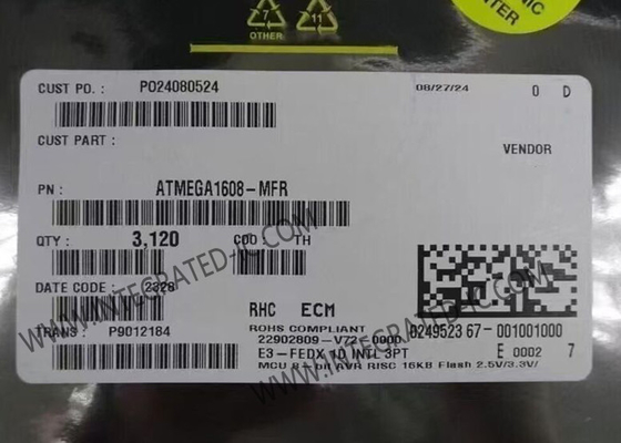 ATMEGA1608-MFR میکروکنترلر MCU 20MHz 8-Bit AVR هسته میکروکنترلر VQFN-32