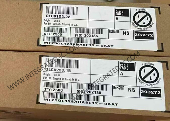 MT25QL128ABA8E12-0AAT حافظه IC تراشه 128Mbit غیر ناپایدار NOR حافظه فلش IC TBGA24