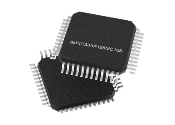 DSPIC33AK128MC105-E/PT میکروکنترلر MCU 32 بیتی dsPIC33A کنترل کننده سیگنال دیجیتال