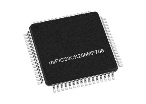 DSPIC33CK256MP706-E/PT میکروکنترلر MCU کنترل کننده سیگنال دیجیتال 100MHz تک هسته ای DSC