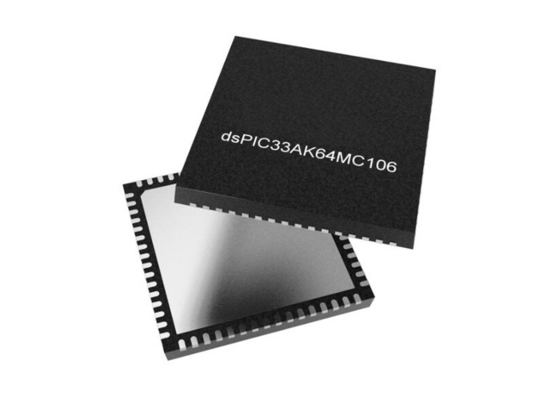DSPIC33AK64MC106-E/M7 میکروکنترلر MCU 32 بیتی DSC VQFN-64 کنترل کننده سیگنال دیجیتال