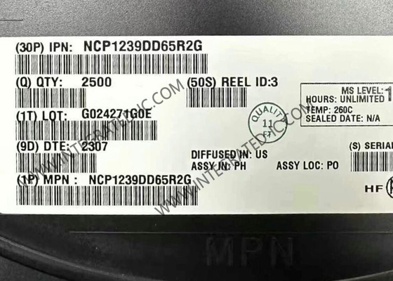 NCP1239DD65R2G کنترل کننده های خط غیر مستقیم مدار یکپارچه چیپ 65kHz کنترل کننده های حالت فعلی