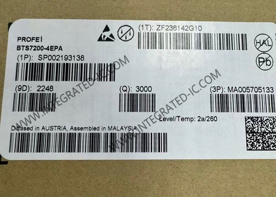 تراشه مدار یکپارچه BTS7200-4EPA 4 خروجی 1A سوئیچ قدرت سمت بالا هوشمند