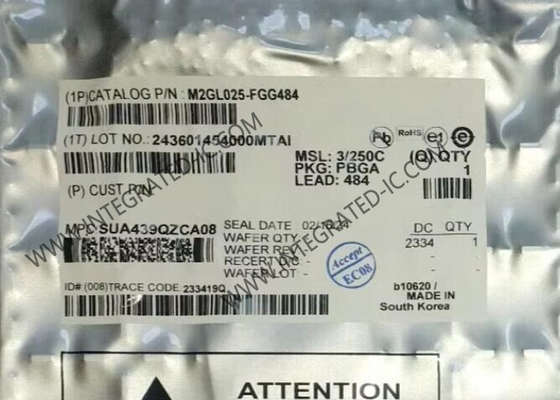 رشته برنامه ریزی قابل دروازه آرایه M2GL025-FGG484 1.2V FPGA برنامه نویسی قابل منطق IC 27696LE FBGA-484
