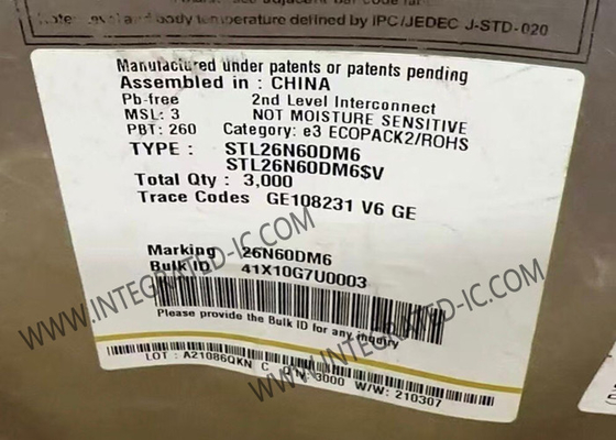 STL26N60DM6 چیپ مدار یکپارچه 600V 15A MDmesh DM6 ترانزیستورهای MOSFET قدرت