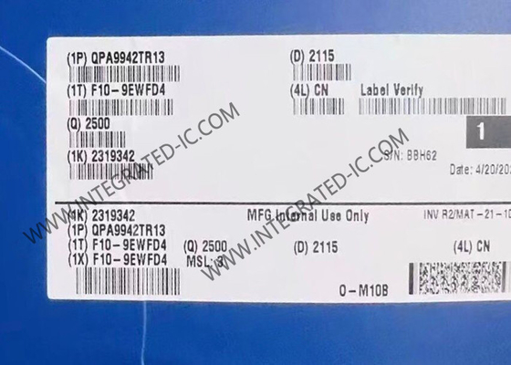 WIFI 6 چیپ QPA9942TR13 3600MHz 4 وات تقویت کننده کارایی بالا