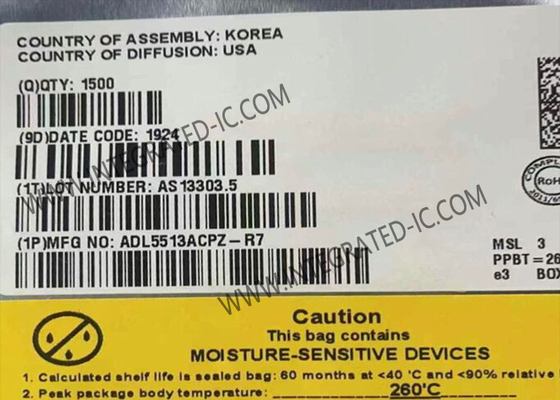 ADL5513ACPZ ماژول ارتباطات بی سیم آشکارسازان لوگرتیمیک 80dB آشکارساز RF IC