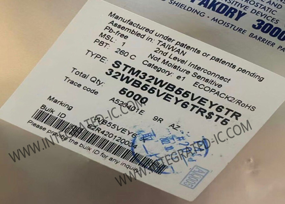 STM32WB55VEY6TR میکروکنترلر MCU 2Mbps Multiprotocol Wireless 32Bit MCU WLCSP100