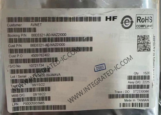 88E6321-A0-NAZ2I000 Ethernet IC 7-Port Unmanaged Automotive Ethernet Switch IC با استفاده از سیستم عامل های مختلف
