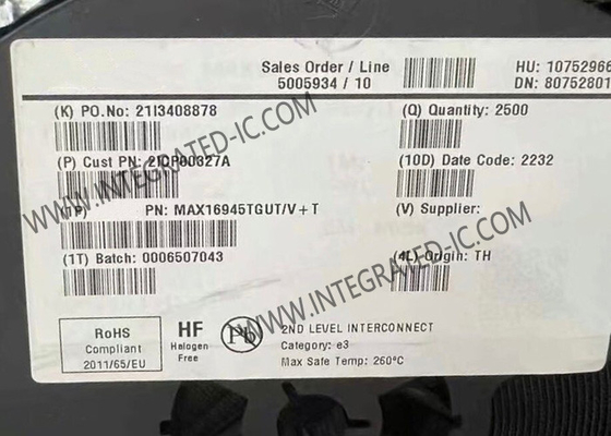 چیپ مدار یکپارچه MAX16945TGUT/V پمپ شارژ معکوس 30mA در SOT23