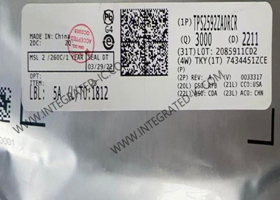 TPS2592ZADRCR چیپ مدار یکپارچه eFuse IC VSON10 تنظیم کننده فیوز الکترونیکی
