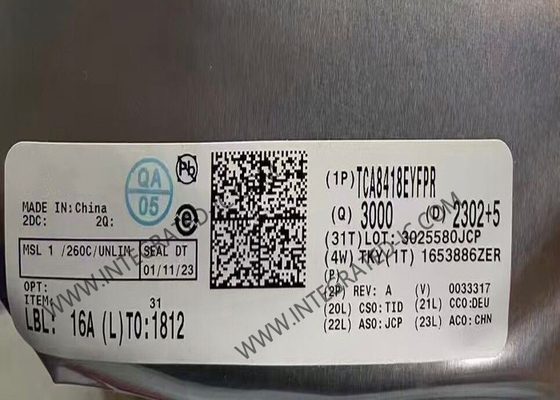 TCA8418EYFPR چیپ مدار یکپارچه I2C کنترل صفحه کلید IC اسکن با حفاظت ESD یکپارچه