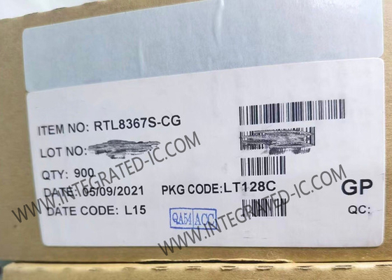 RTL8367S-CG Ethernet IC Layer 2 Managed 5+2-Port Ethernet Switch LQFP128
