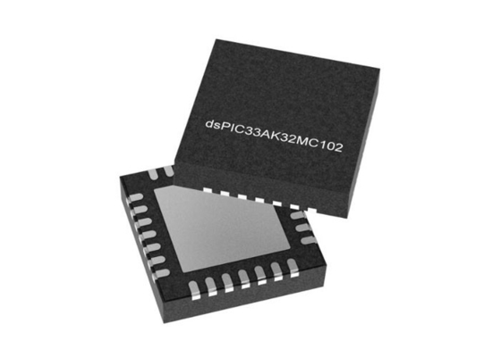 DSPIC33AK32MC102T-E/M7 میکروکنترلر MCU 32Bit DSC VQFN28 کنترل کننده سیگنال دیجیتال