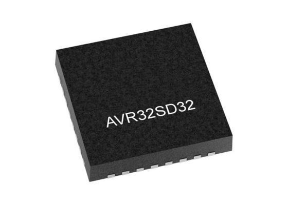 ریزکنترل‌گر AVR32SD32T-E/QZB MCU ریزکنترل‌گر تعبیه‌شده MCU VQFN32 8Bit AVR SD