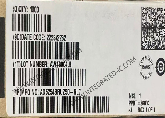 AD5254BRUZ50 چیپ مدار یکپارچه 256-موقعیت I2C پتانسیومتر دیجیتال حافظه غیر قابل تغییر