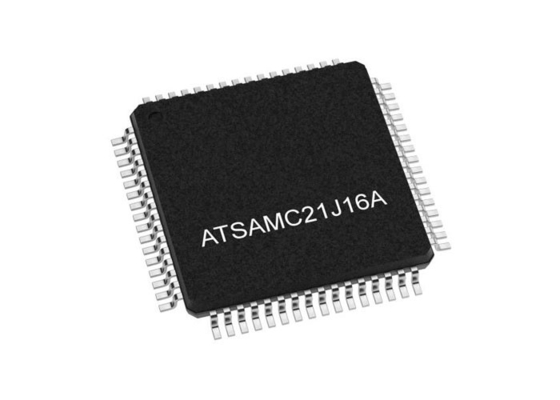 میکروکنترلر ATSAMC21J16A-AU MCU SAM C21 میکروکنترلرها TQFP64 MCUs 32Bit