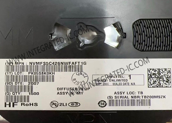 چیپ مدار یکپارچه NVMFS5C426NWFAFT1G خودرو 40V MOSFET قدرت ترانزیستورهای تک