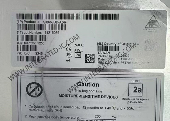 SI8660BD-ASR تراشه مدار یکپارچه 5000Vrms شش کانال جداکننده های دیجیتال SOIC16