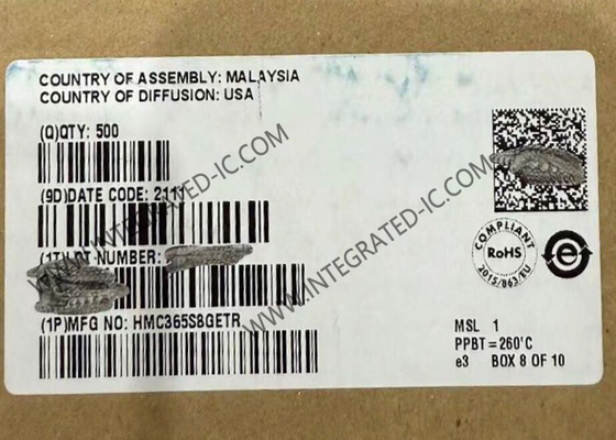 HMC365S8GETR ماژول ارتباطات بی سیم کم سر و صدا تقسیم 4 جدا کننده های استاتیک