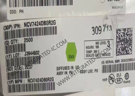 تراشه مدار مجتمع NCV7424DB0R2G، فرستنده و گیرنده چهارگانه LIN، TSSOP16، فرستنده و گیرنده سیمی