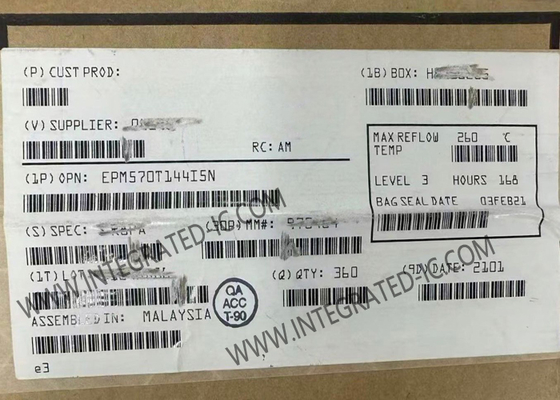 آرایه دروازه ای قابل برنامه ریزی میدانی EPM570T144I5N MAX II دستگاه های منطقی قابل برنامه ریزی پیچیده TQFP-144